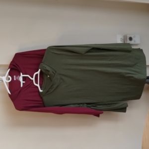 Bundle lot of 2 Duluth Trading Co tunic